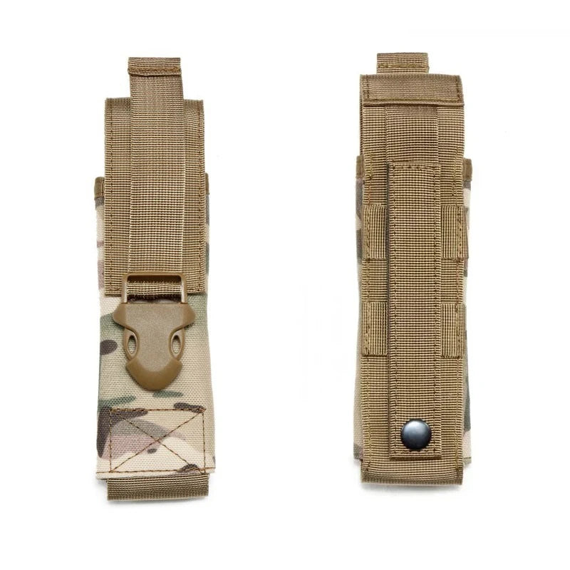 Flashlight Pouch Torch Holder Case Molle EDC Tool Waist Bag Outdoor Sport Camping Hiking Hunting Accessories Scissor cover