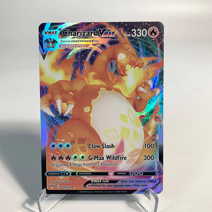 Charizard Pokemon Cards Shining Charizard Holographic Charizard Ex GX VMX Hobbies Rare Collection Battle Cards Toys Gifts