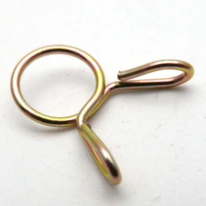 50/40/30/20/10pcs 8mm Oil Hose Clamps Motorcycle Scooter ATV Moped Fuel Line Hose Tubing Spring Clips Clamp