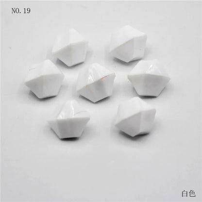 100PCS Plastic Gems Ice Grains Colorful Stones Children Jewels Acrylic Jewels Ice Counter Crystal Diamonds DIY Crafts Beads Toy