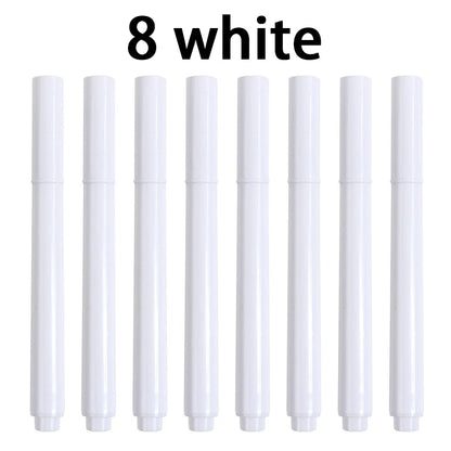 Liquid Chalk Erasable Pen 3-100Pcs White Marker for Glass Windows Blackboard Chalkboard Whiteboard Marker Drawing Chalk Pens