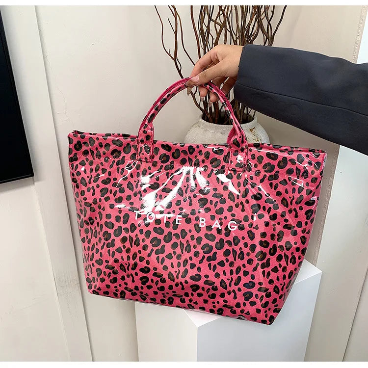 Leopard Print Women's Handbag Summer New Large-capacity Fashionable Tote Bag Fashionable Handbag Bags for Women Designer Bags