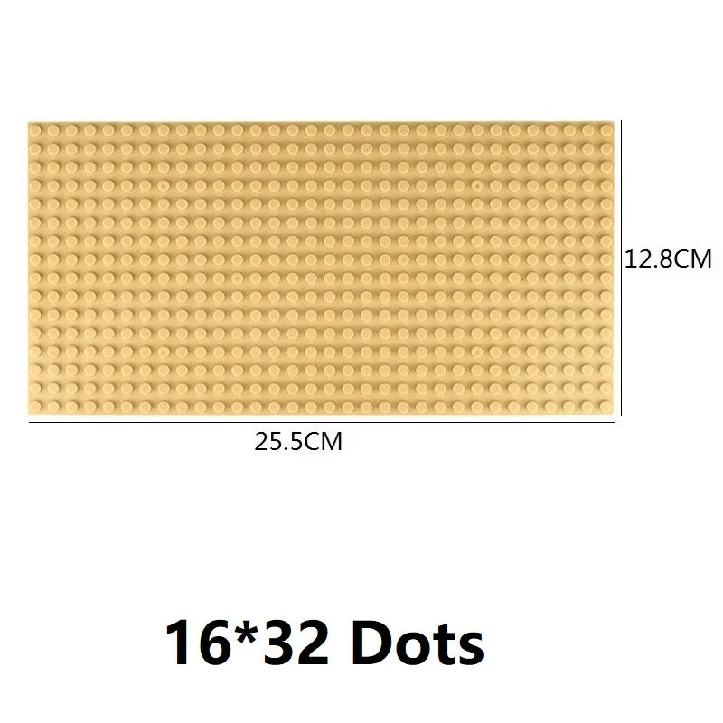 Single Double Sided Classic Base Plates Blocks Plates  32x32 16x16 16x32 Dots DIY Simulated scene Building block base Toy
