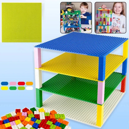 Single Double Sided Classic Base Plates Blocks Plates  32x32 16x16 16x32 Dots DIY Simulated scene Building block base Toy