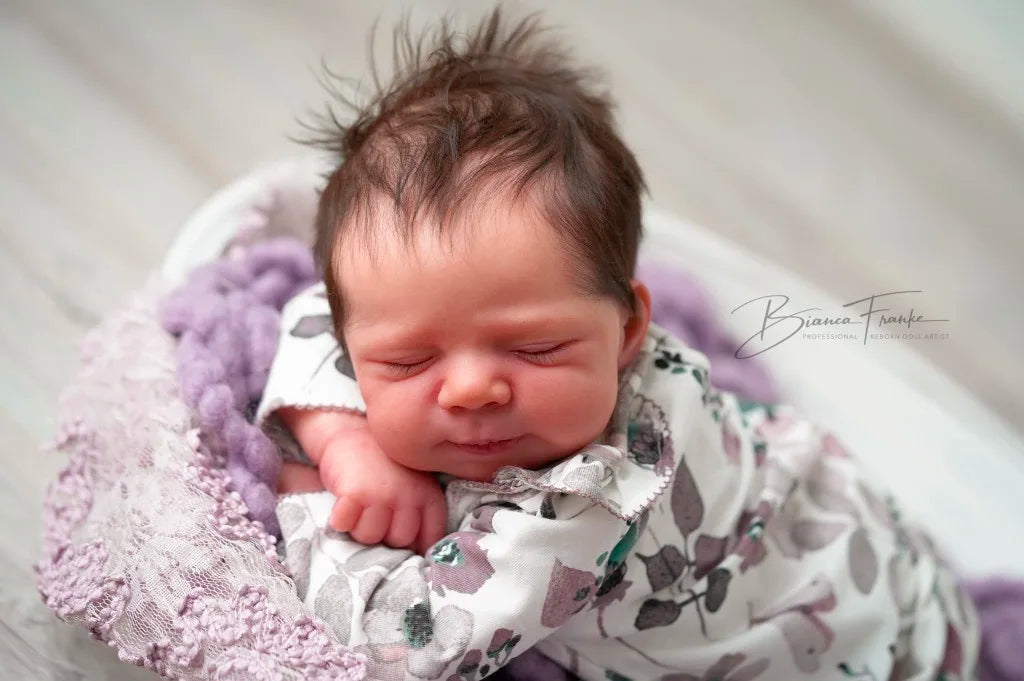 18Inch Already Painted Reborn Doll Kit Pascale Hand-painted Hair Unassembled Reborn Baby Doll Parts With Cloth Body