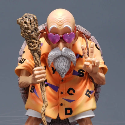 26cm 10.2 inch Anime Master Roshi Action Figures Pvc Statue Desktop Ornamen Collection Statue Model Decoration Room Desk Toys Ch
