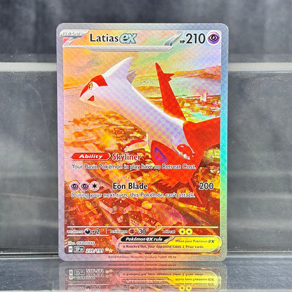 Holographic Game Trading Collection PTCG Proxy Cards Charizard Pikachu Mew EX Singl PKM Foil Cards Gengar VMAX Skyridge (SK)