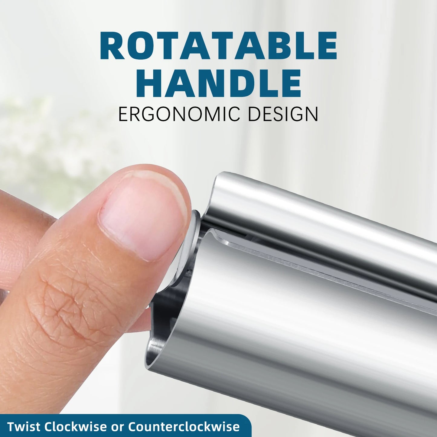 1pcs stainless steel extended glue squeezer rotating toothpaste cosmetics storage rack suitable for ointment nail supplies tools