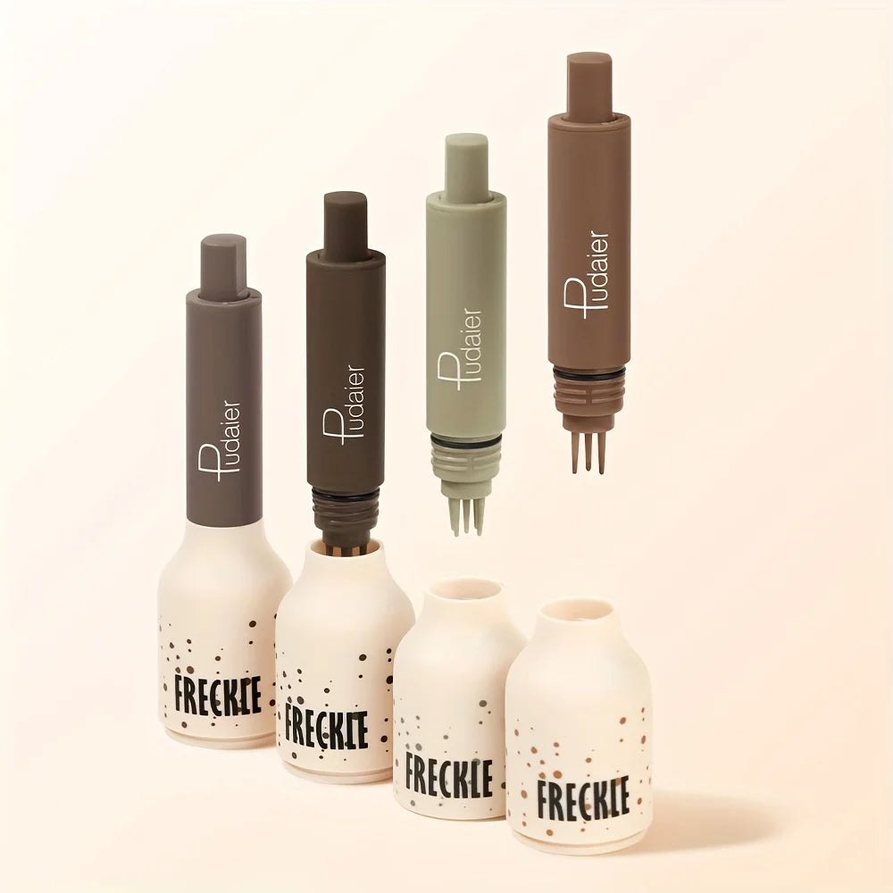 Freckle Stamp Makeup Pen Waterproof, Natural Look Dot Freckles, Long Lasting, Sweatproof, Beginner Friendly