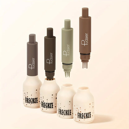 Freckle Stamp Makeup Pen Waterproof, Natural Look Dot Freckles, Long Lasting, Sweatproof, Beginner Friendly