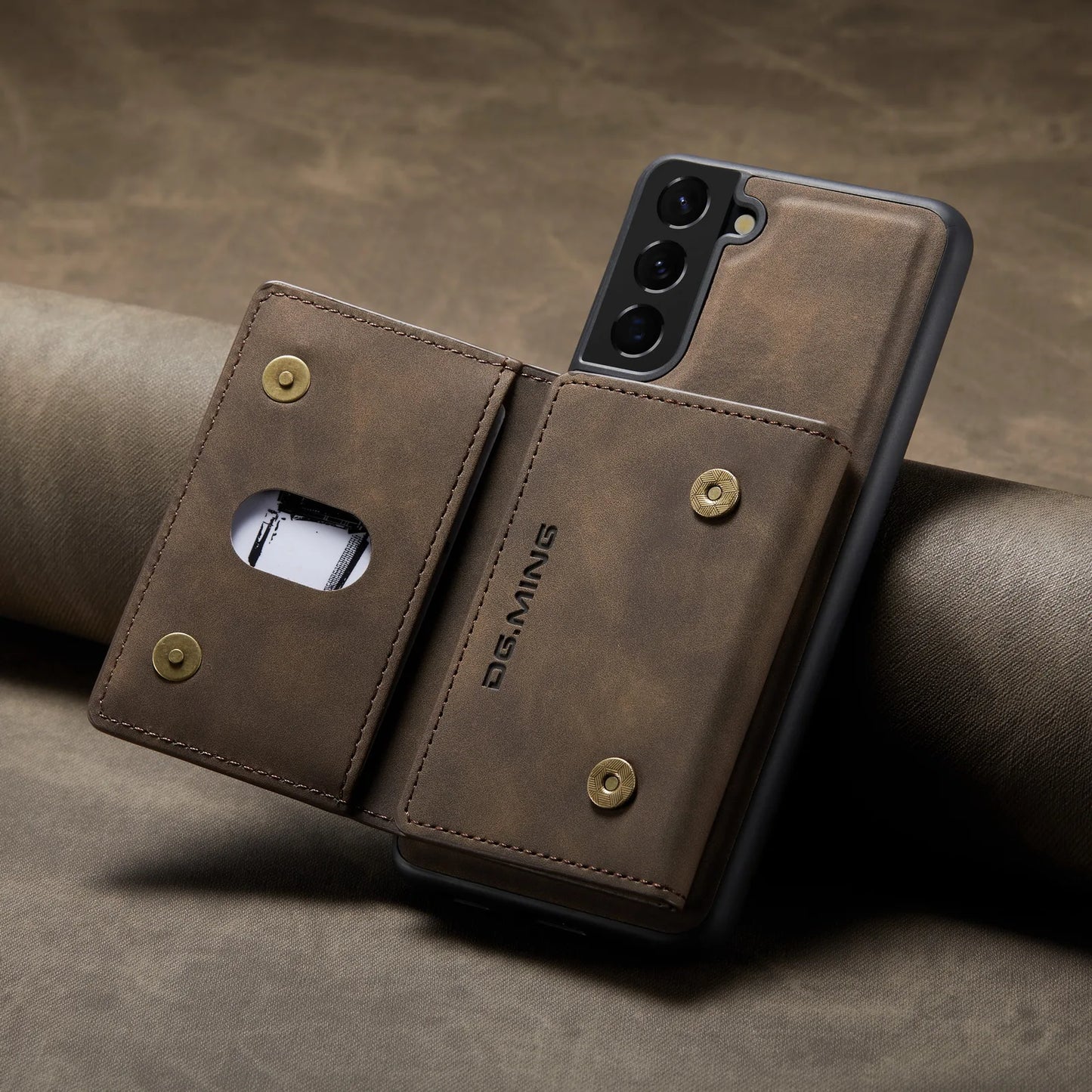 Magnetic Detachable Leather Wallet Case for Samsung Galaxy S25 Ultra S24 FE S23 Plus S22 A16 A36 A35 A55 A15 Cards Holder Cover