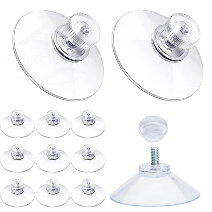 5/10Pcs Suction Cups with Screw 25/32/41/53mm Plastic Sucker Pad Holder PVC Sucker with Screw Nut for Bathroom Window Car Shade