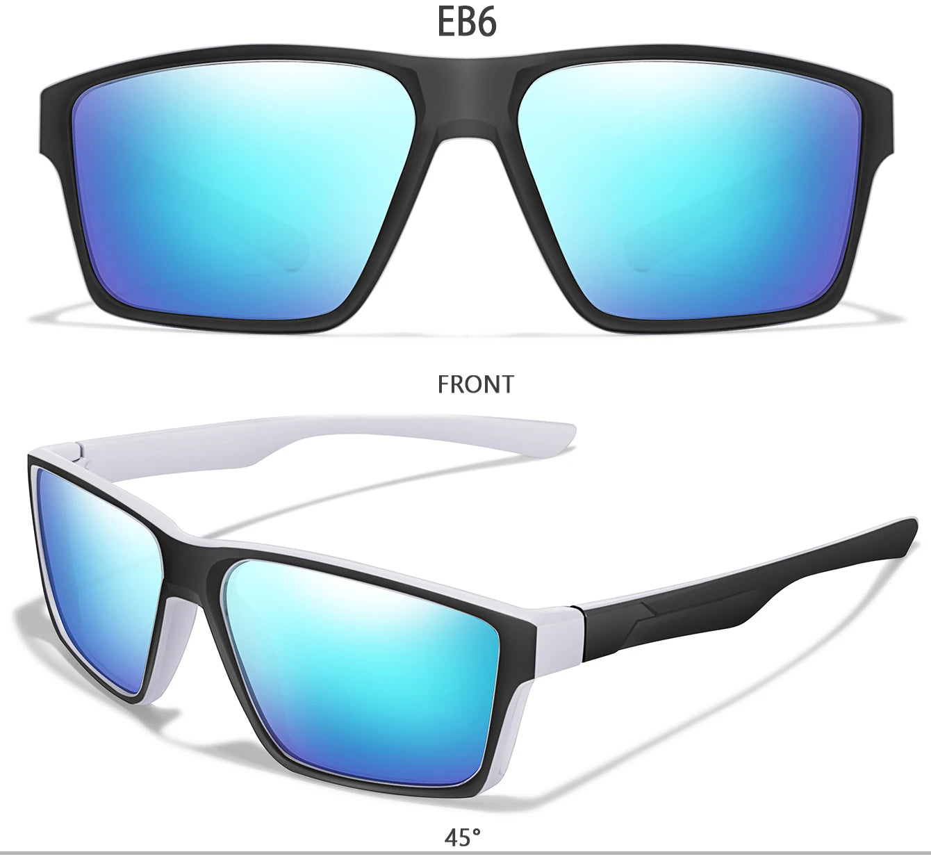 LOISRUBY Brand Classic Cycling Polarized Sunglasses Men Women Mtb Bicycle Square Eyewear Camping Hiking Driving Goggles UV400