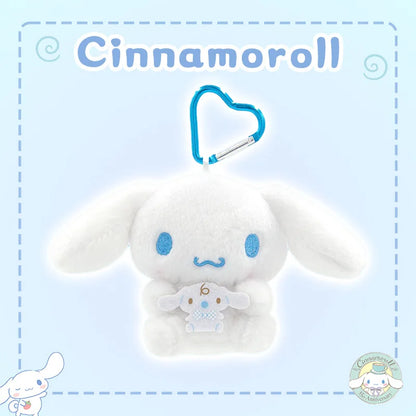 Genuine Sanrio Hello Kitty Kuromi Melody Pachacoo Cinnamoroll Stuffed Toy Pendant Cute Plush Toys Keyring Keychain Birthday Gift