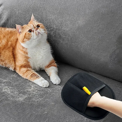 1/2pcs New Pet Grooming Gloves Static Dedusting Brush Pet Hair Remover Brush Removing Dog Cat Hair From Sofa Carpet Clothes