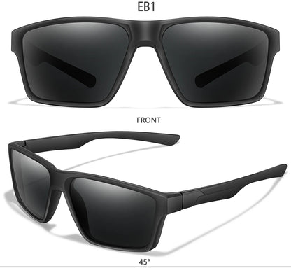 LOISRUBY Brand Classic Cycling Polarized Sunglasses Men Women Mtb Bicycle Square Eyewear Camping Hiking Driving Goggles UV400