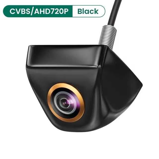 Golden Fisheye Lens Car Rear View Camera 170° Full HD Night Vision Reverse AHD Waterproof Metal Body Vehicle Parking Camera