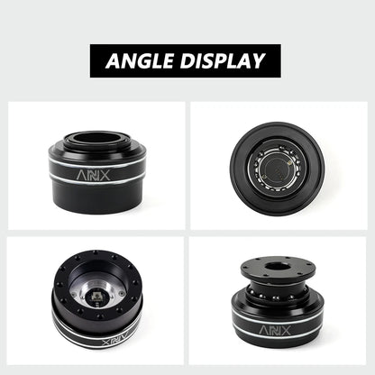 MUGE-New 6 Hole Racing Simulator Game Steering Wheel Quick Release Hub Adapter 70MM For MOZA Simagic M10 A/Mini Euro Truck QR040