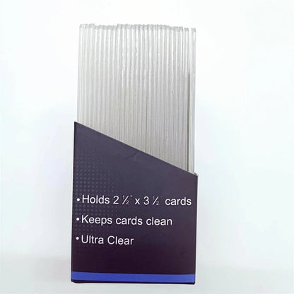 25PCS Toploader Card Sleeve 35PT Top Loader Card Protector for PKM 3” X 4“ Standard Size Rigid Hard Card Holder for MTG TCG Card
