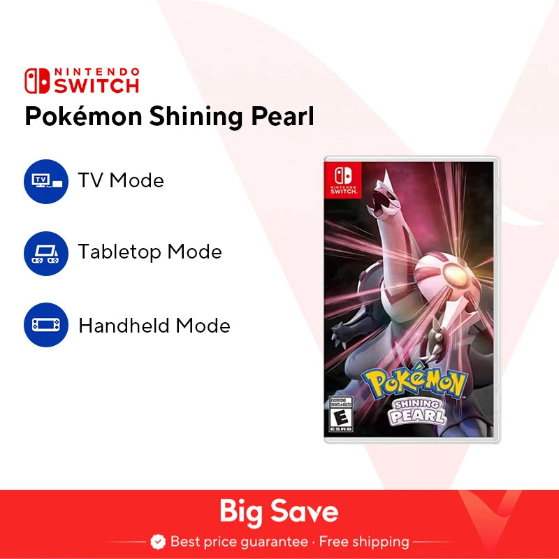 Pokemon Shining Pearl Nintendo Switch Game Deals 100% Official Original Physical Game Card Adventure Genre for Switch OLED Lite