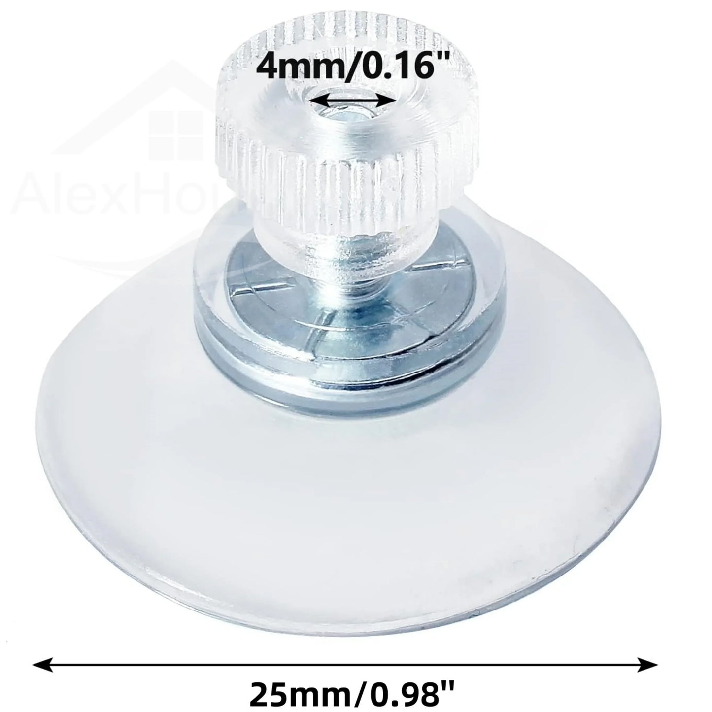 5/10Pcs Suction Cups with Screw 25/32/41/53mm Plastic Sucker Pad Holder PVC Sucker with Screw Nut for Bathroom Window Car Shade