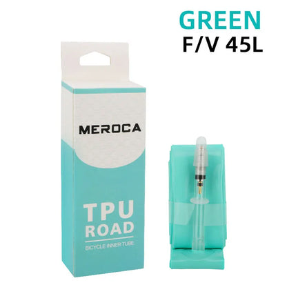 MEROCA Road Bike TPU Inner Tube 700x23-32C FV 45L/65L/80L Ultra-light Road Bicycle Inner Tube