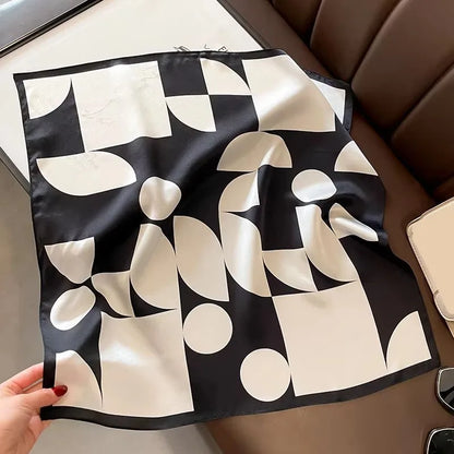 Scarf 100% Silk Bandana Women Square Scarves Wrap Kerchief Spring Fashion Luxury High Quality Headband Hijab Shawls 2026