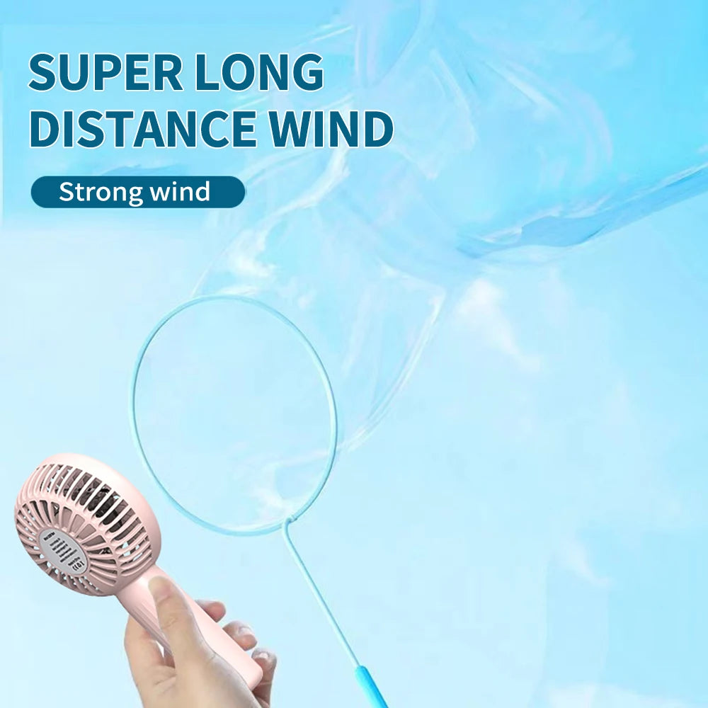 1200mAh Mini Portable FansHandheld USB Rechargeable Quiet Handheld FanAir cooler Outdoor Travel Hand Fans ventilation Fan
