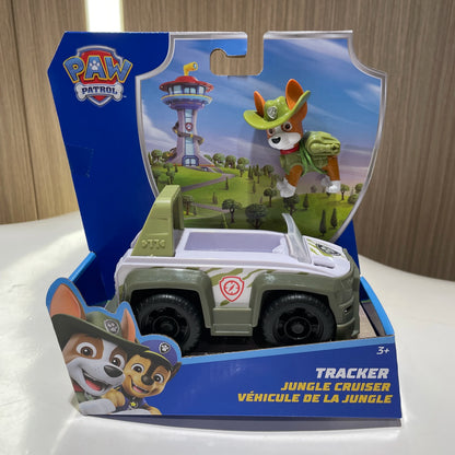 100% Genuine Paw Patrol Kids Toy vehicles with Action Figure Dogs Anime Doll Kids Model Children Birthday Christmas Gift