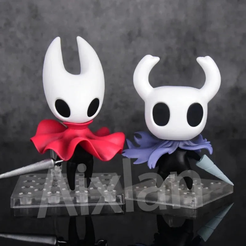 Aixlan 2PCS SET Hollow Knight Figure Cute Edition 10CM Hornet Hollow Knight PVC Action Figure AmineToy Gift Collectible Figurine