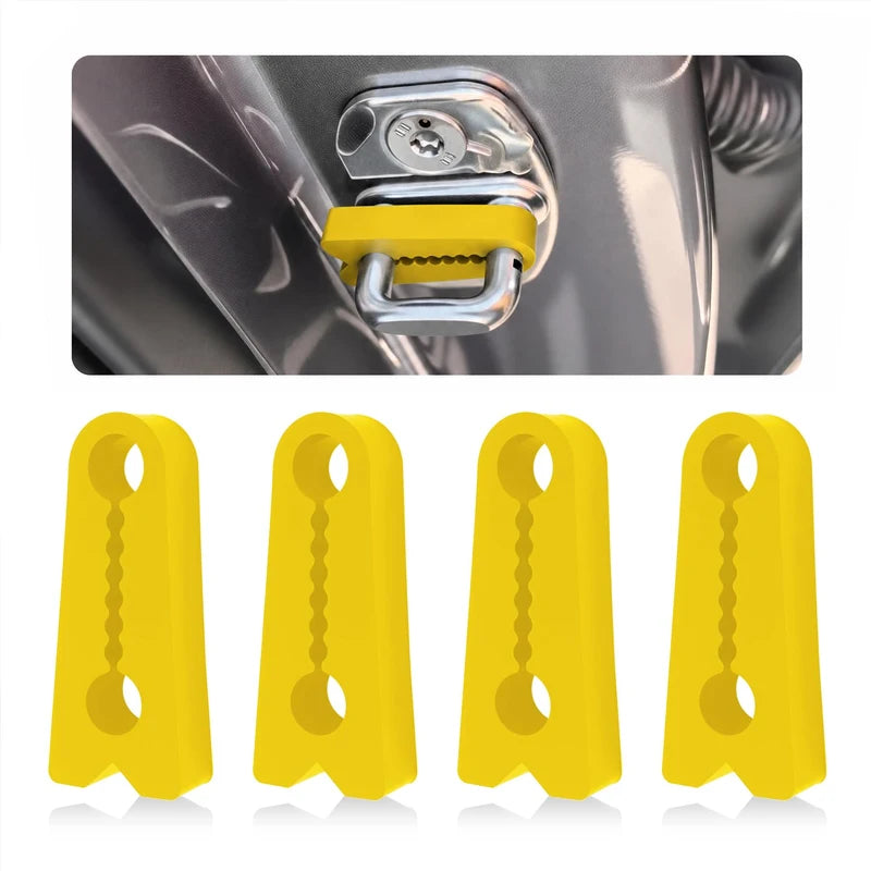 4/8pcs Car Door Shock Absorber Universal Car Door Buckle Soundproof Deadener Damper Cushion Anti-Vibration Buffer Pad