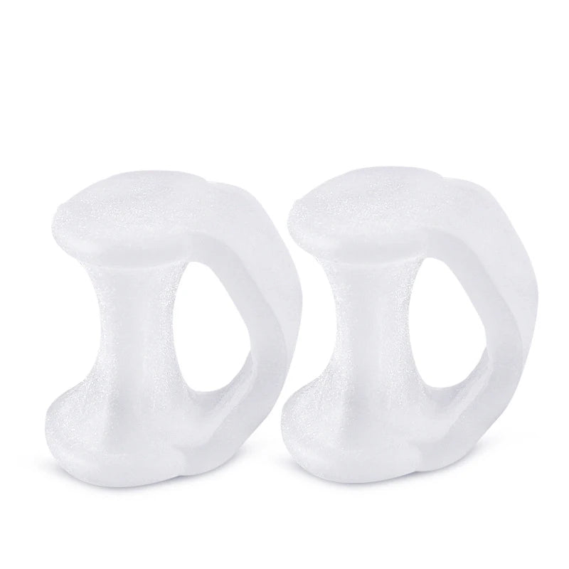 Pexmen 2Pcs Gel Toe Separator Pinky Toe Spacers Little Toe Cushions for Preventing Rubbing Relieve Pressure Foot Care Tool