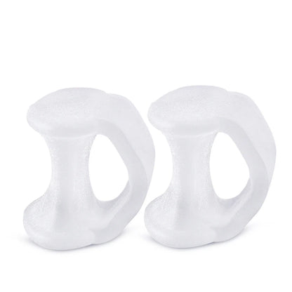 Pexmen 2Pcs Gel Toe Separator Pinky Toe Spacers Little Toe Cushions for Preventing Rubbing Relieve Pressure Foot Care Tool