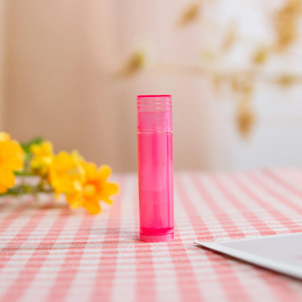 10Pcs/lot 5g 5ml Refillable Lipstick Tube Lip Balm Container Empty Cosmetic Containers Lotion Container Clear Travel Bottle