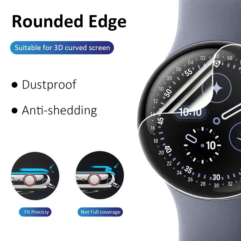 3-5PCS Hydrogel Film Universal Round Watch Screen Protector Film 18-50mm 29mm 30mm 31mm 32mm 33mm 34mm 35mm 36mm 37mm 38mm 39mm
