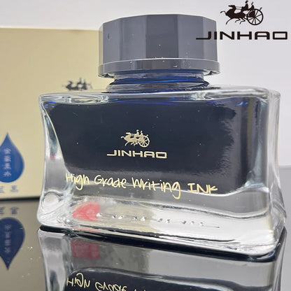 Jinhao Premium 50ml Fountain Pen Ink - Smooth Black/Blue/Blue Black Calligraphy Ink - Ideal for Writing and