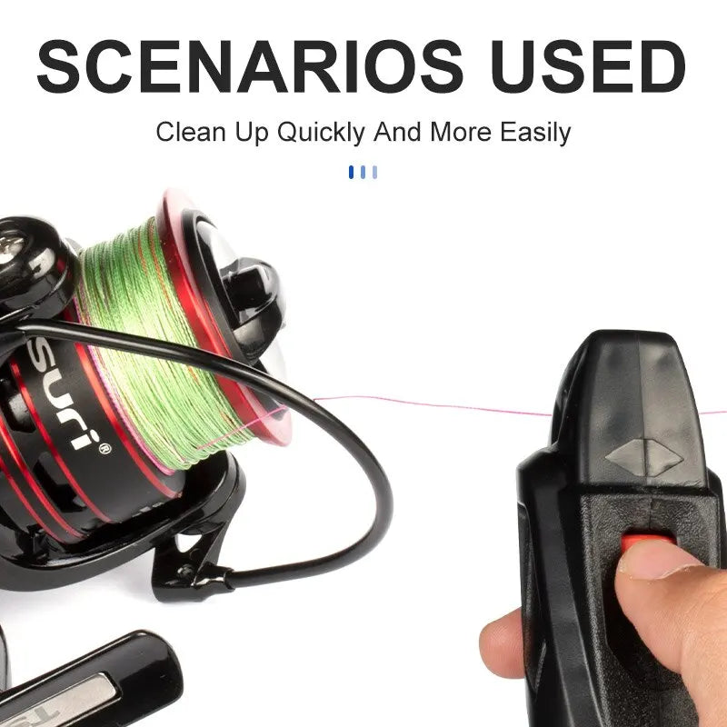 Electric Fishing Line Stripper Battery Powered Fishing Strip Line Removes 3.5ms Strong Powerful Finishing Machine Fishing Tools