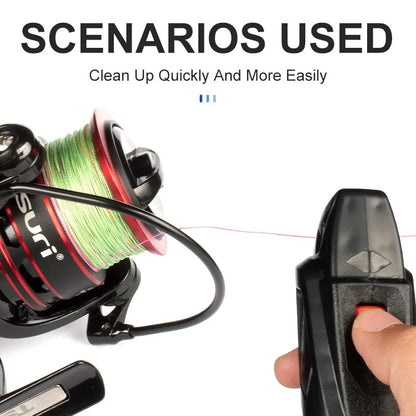 Electric Fishing Line Stripper Battery Powered Fishing Strip Line Removes 3.5ms Strong Powerful Finishing Machine Fishing Tools