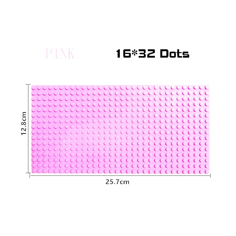 32x32x16x16 Dots Classic Base Plates MOC DIY Plastic Bricks Baseplates City Dimensions Building Blocks Figures Construction Toys