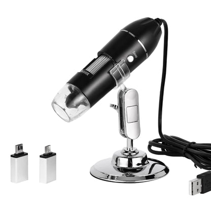 Hayve 1600X USB Microscope 1080P HD Soldering Microscope with 8LEDs Compatible with Android, Mac, Windows (X4)