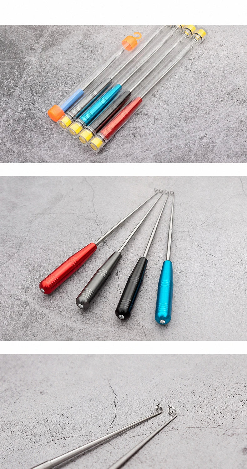 Fishing Hook Unhooker Deep Throat Quick Uncoupling For Carp Fishing Accessories Tools Goods Stainless Steel Safety Extractor