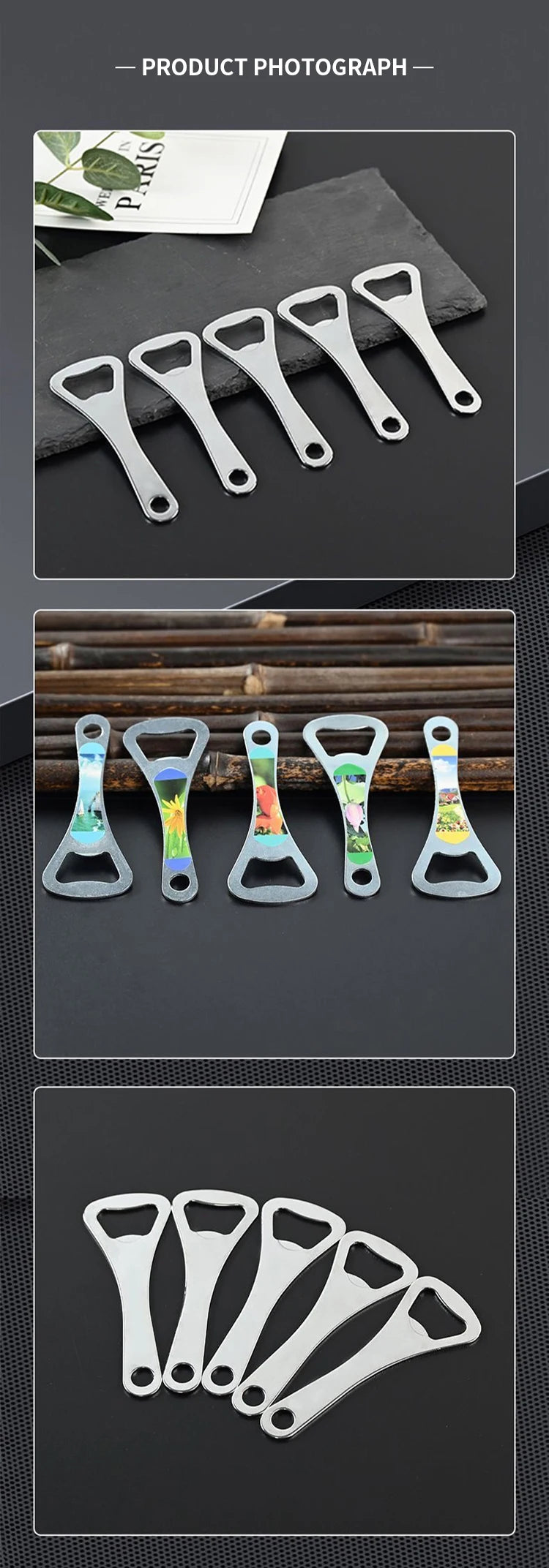 10PCS- Stainless Steel Opener, Creative Beer Can Opener, Household Stainless Steel Bottle Opener