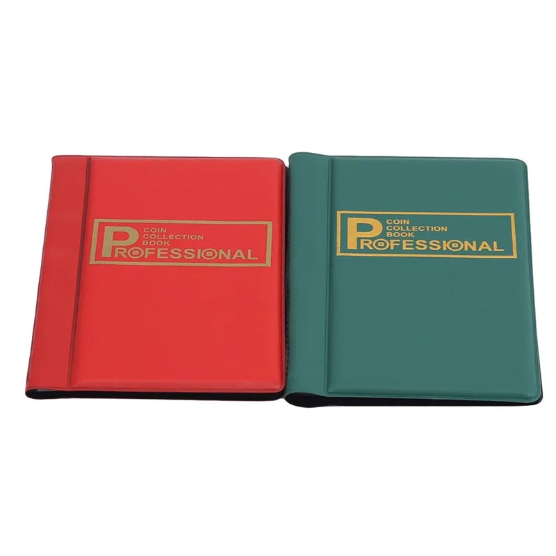 480/120 Coins Storage Book Commemorative Coin Collection Album Holders Collection Volume Folder Hold Multi-Color Empty Coin