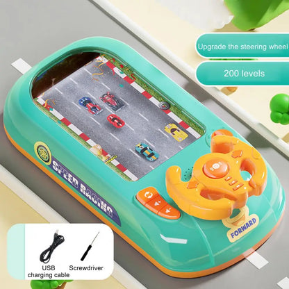 Simulated Driving Racing Car Board Game with Sound Interactive Simulation Racing Toy Car Racing Adventure Toy for 3+ kids gifts