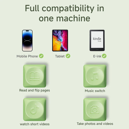 New Keypad Dual Button E-book Page Turner For Tablet Mobile Phone Blue Tooth Remote Control Swipe Short Videos For Android/IOS