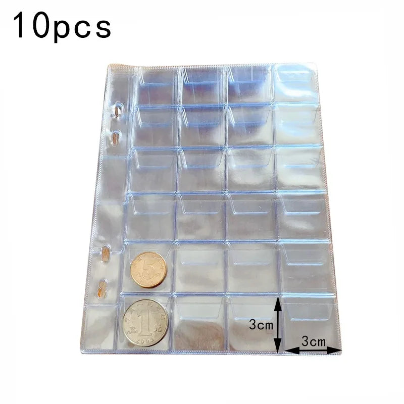 480/120 Coins Storage Book Commemorative Coin Collection Album Holders Collection Volume Folder Hold Multi-Color Empty Coin