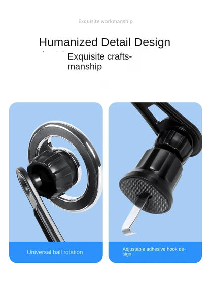 Magnetic Car Phone Holder Stand Universal Mount for iPhone 15/14/13 Samsung Support Bracket GPS Compatible with MacSafe