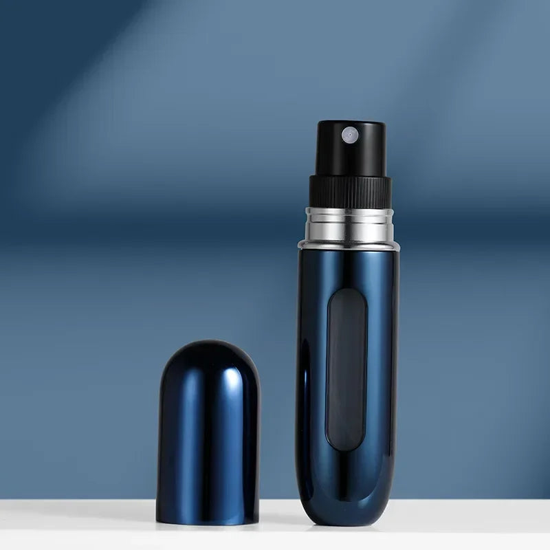 5ml Mini Portable Bottom-Filling Pump Perfume Refillable Spray Bottle Empty Cosmetic Containers Atomizer Bottle Travel Refill