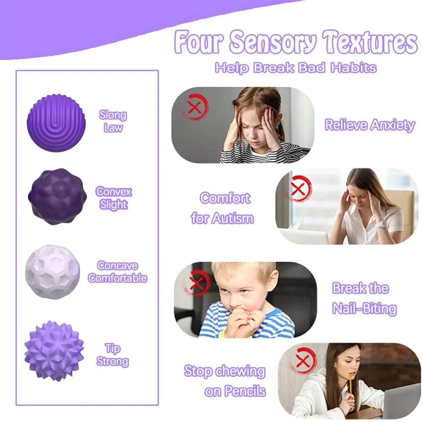 Silicone Magnetic Sensory Balls Fidget Toy Worry Balls Autism Calming Fidgeting Toy Anxiety Relief Stress Sensory Toy
