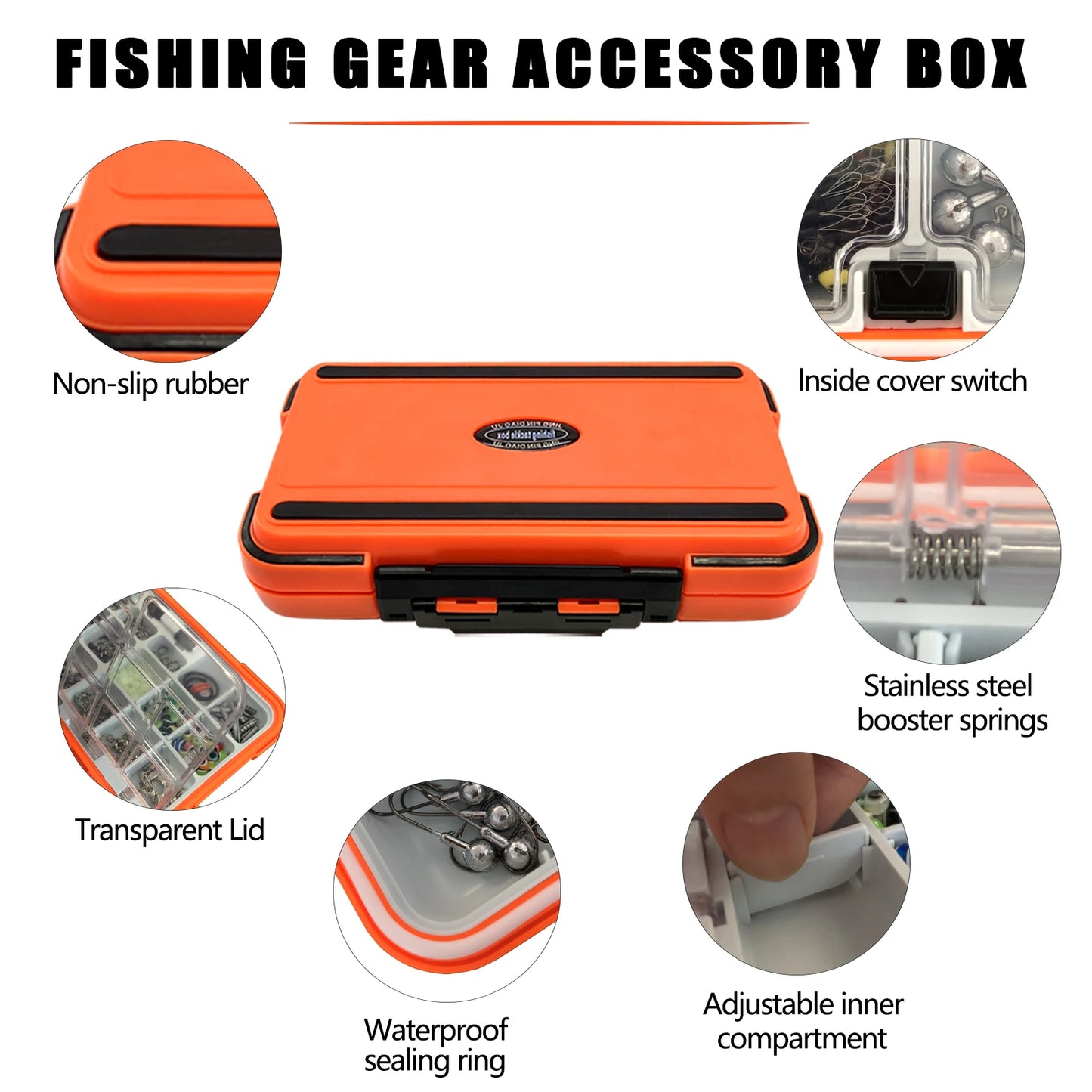 170-410pcs Professional Fishing Kit with Tackle Box, Hooks Sinkers Swivels for Bass Trout Saltwater Fishing Complete Lure Set